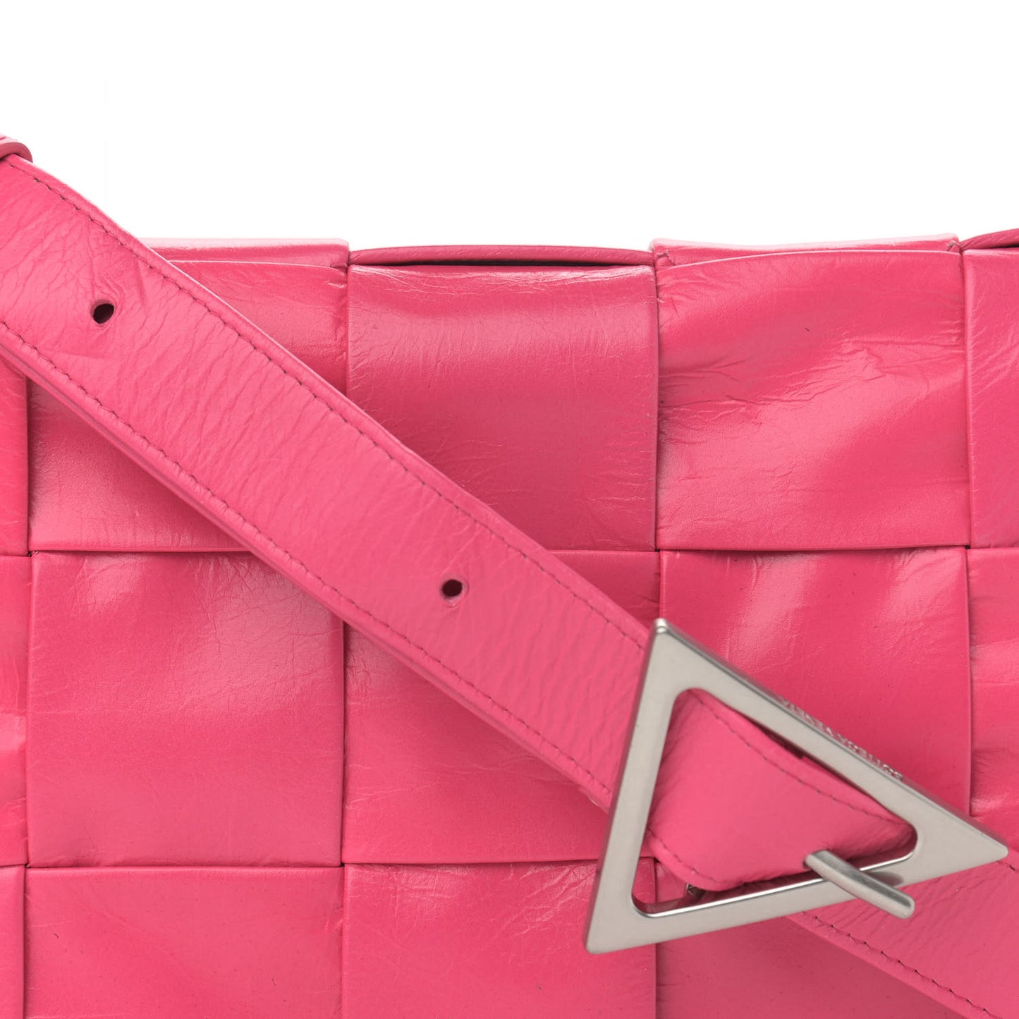 Paper Calfskin Maxi Intreccio Cassette Crossbody Bag