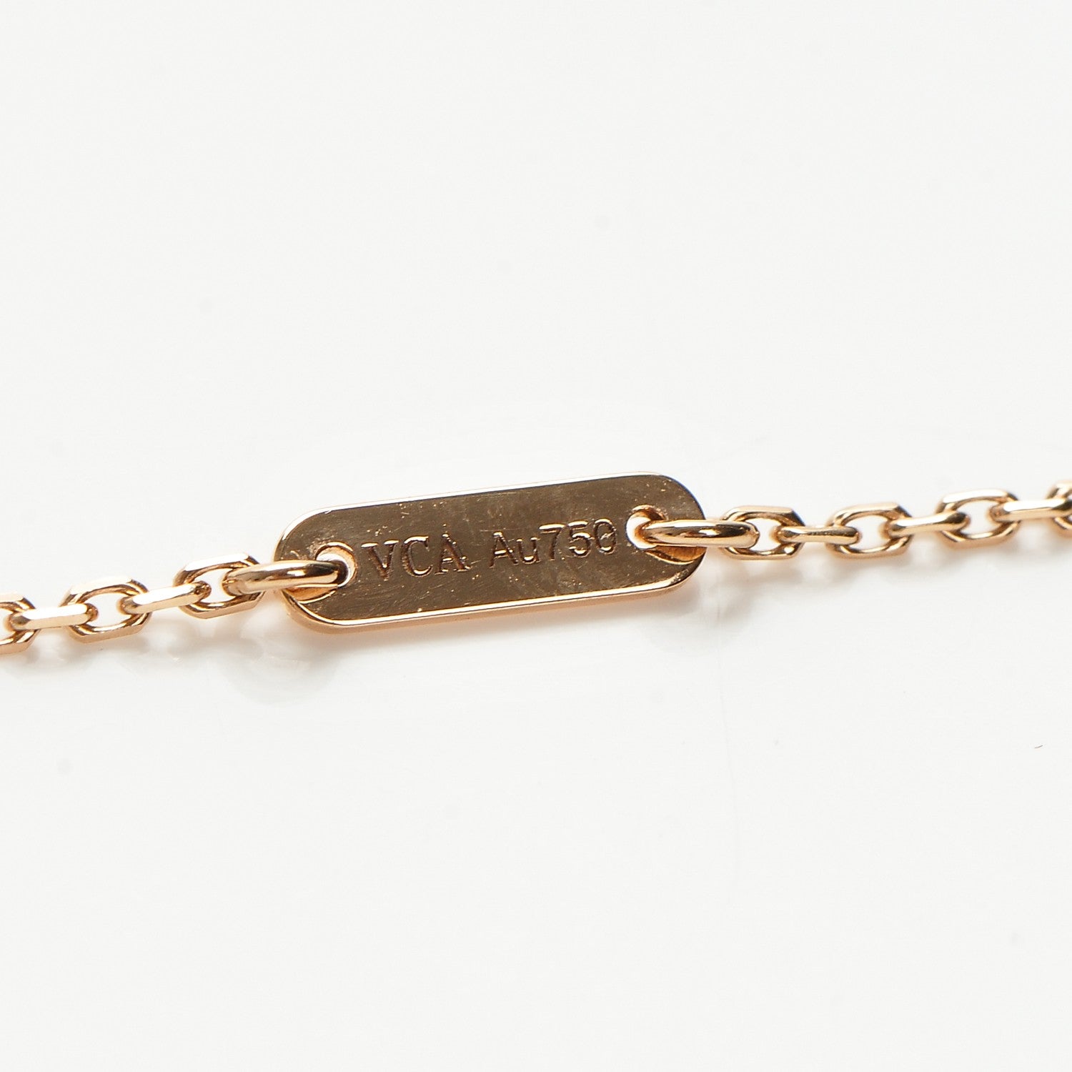 Van Cleef & Arpels 18K Rose Gold Sweet Alhambra Pendant Necklace 4 of 5