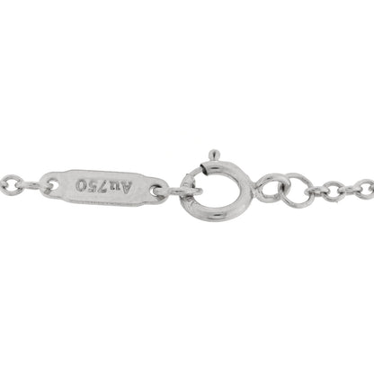 Tiffany 18K White Gold Diamond Atlas Bar Pierced Bracelet 3 of 3