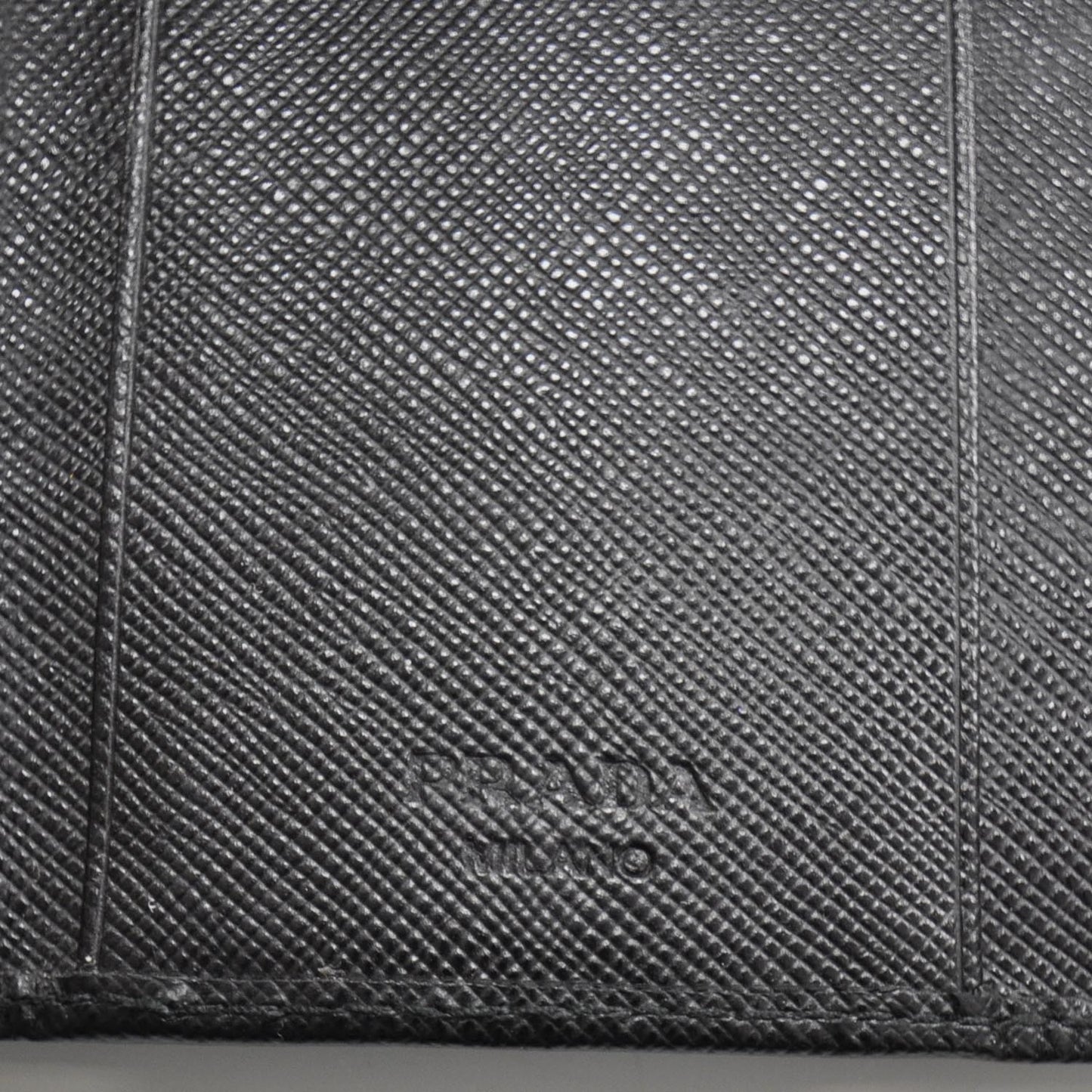 Saffiano 6 Key Holder Nero