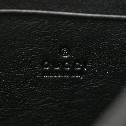 Gucci Velvet Matelasse GG Marmont Chain Wallet Black 7 of 11