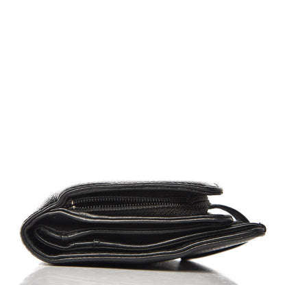 Chanel Caviar Timeless CC Zipped Pocket Wallet Black 16 of 16