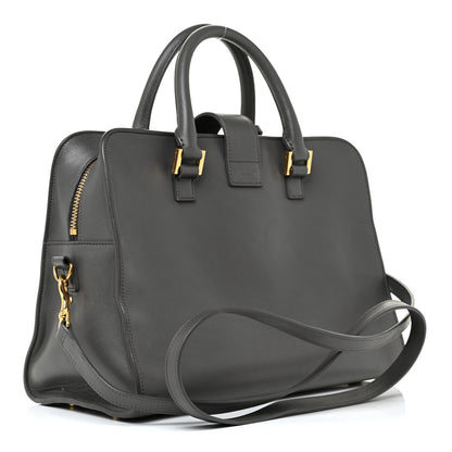 Saint Laurent Calfskin Small Monogram Cabas Grey 3 of 21