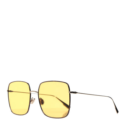 Christian Dior Metal Stellaire 1 Sunglasses Yellow Tortoise 1 of 9