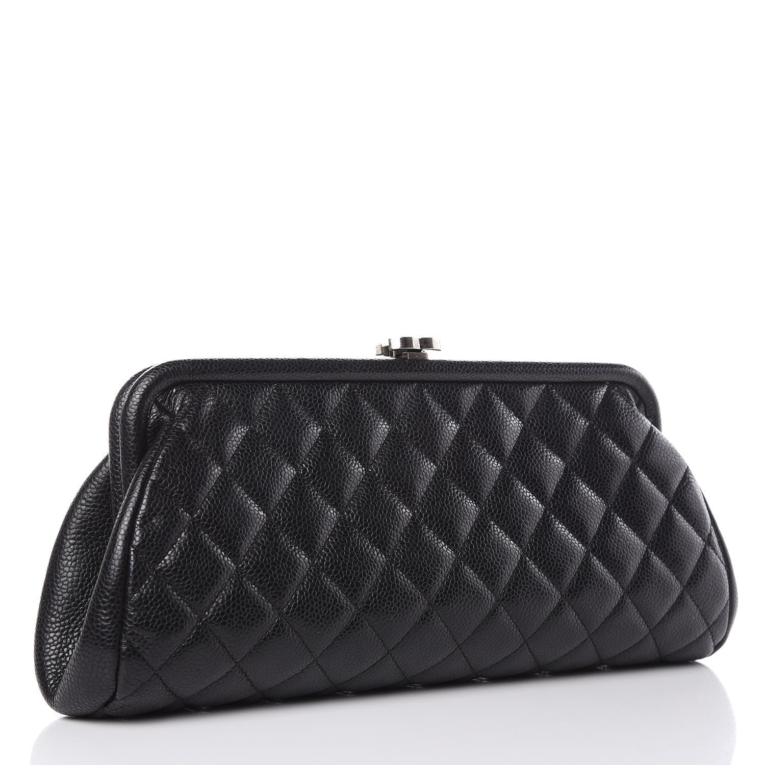 Chanel Caviar Quilted Timeless Clutch Black 3 of 10