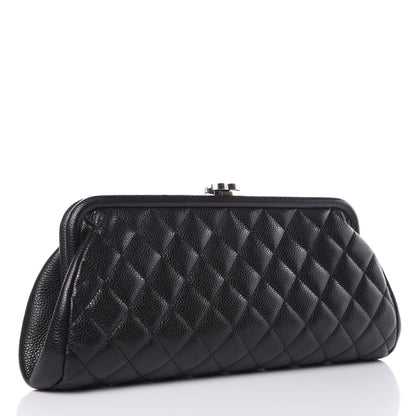 Chanel Caviar Quilted Timeless Clutch Black 3 of 10