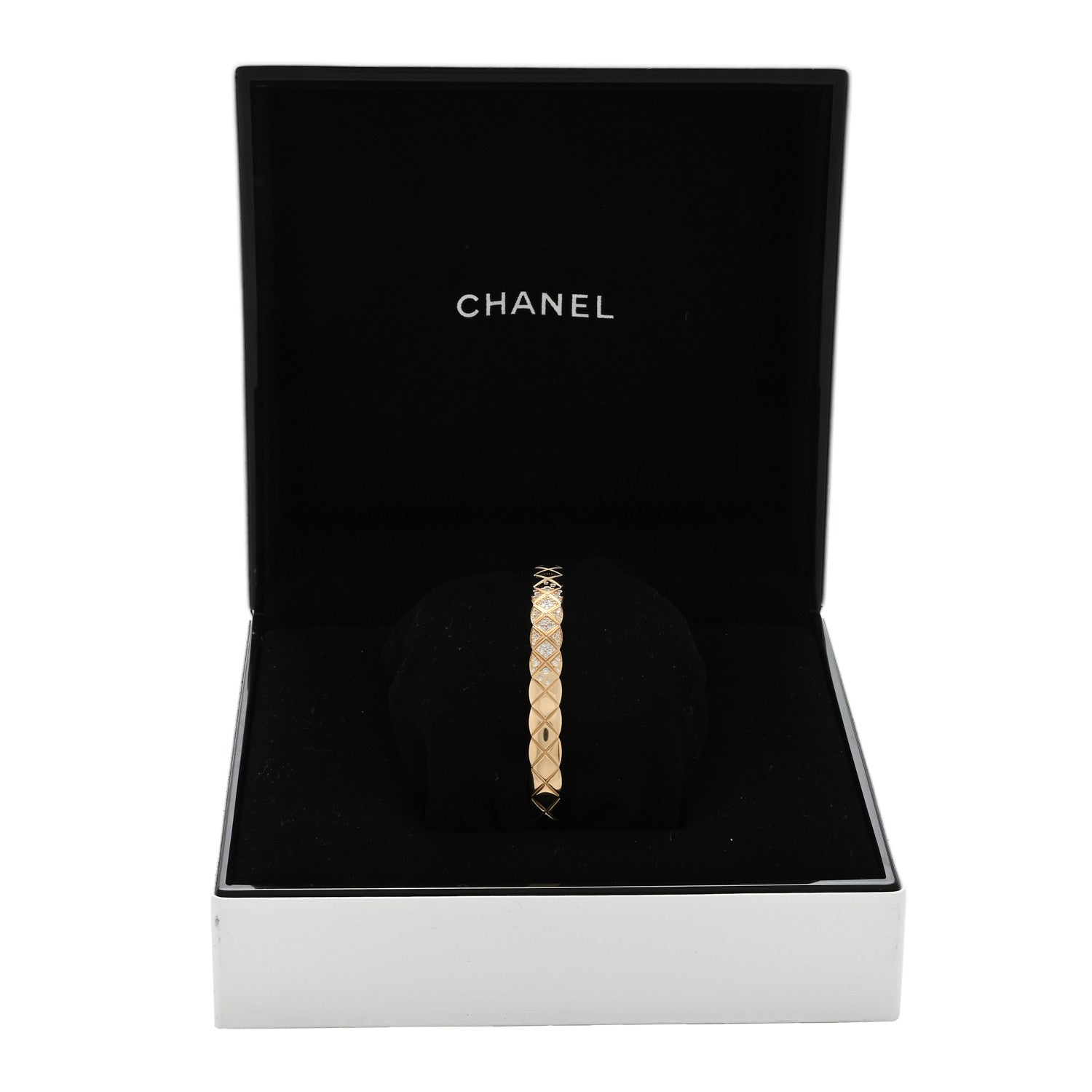 Chanel 18K Yellow Gold Diamond Coco Crush Bracelet L 4 of 4