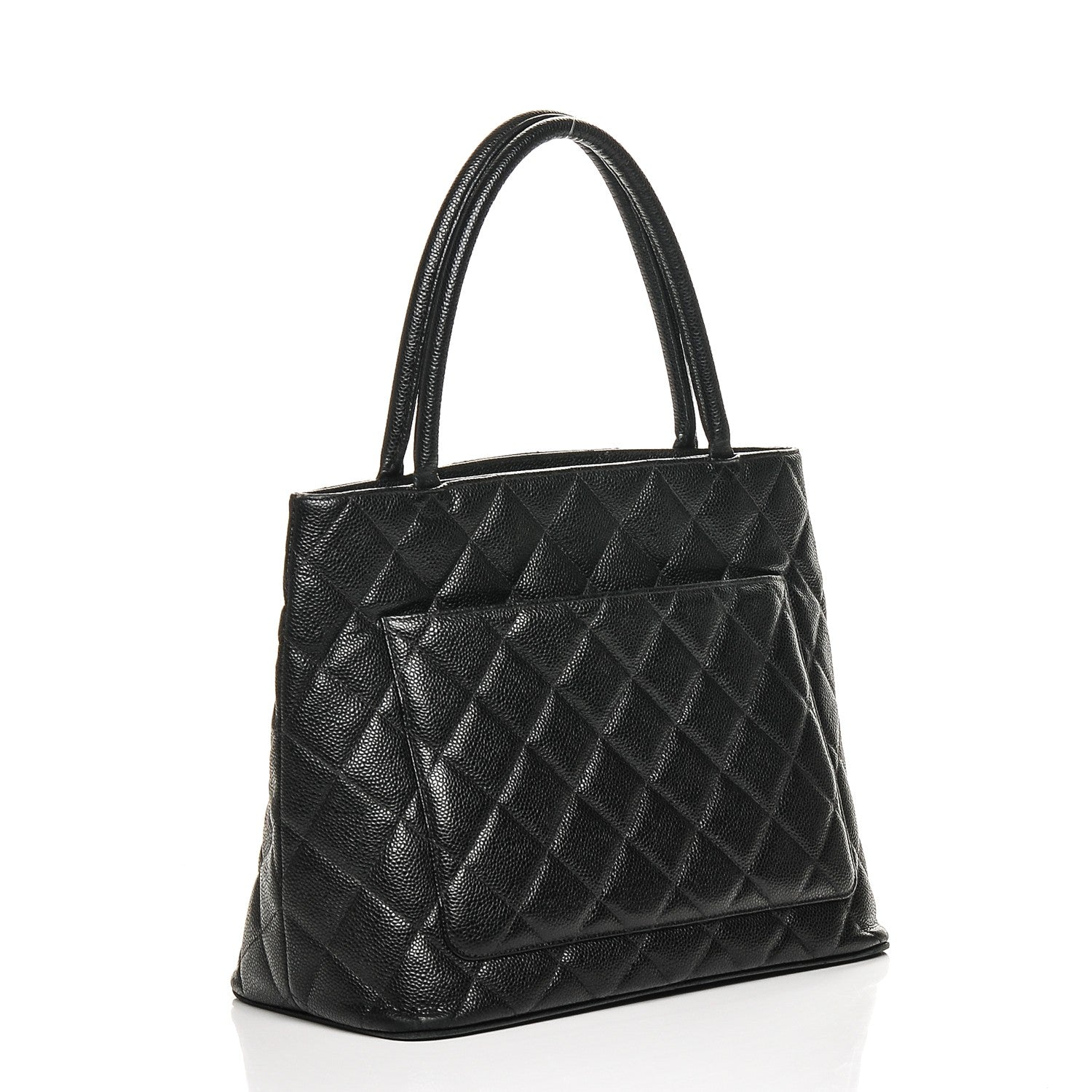 Chanel Caviar Quilted Medallion Tote Black 3 of 8
