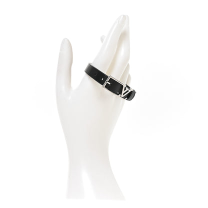Louis Vuitton Calfskin LV Skyline Bracelet 19 Black 2 of 5