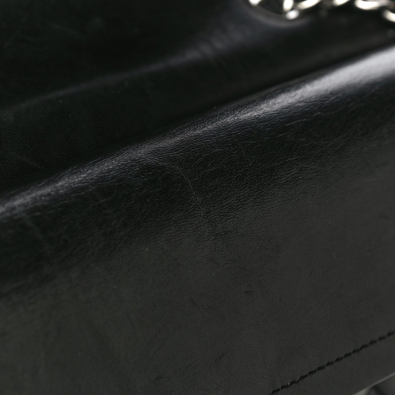 Chanel Lambskin Quilted Medium Double Flap Black 18 of 24