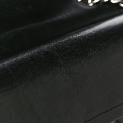 Chanel Lambskin Quilted Medium Double Flap Black 18 of 24