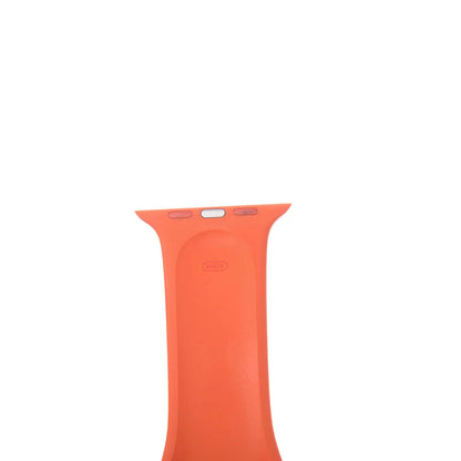 Hermes Silicone 42mm Apple Sports Watch Single Tour Band Orange 5 of 6
