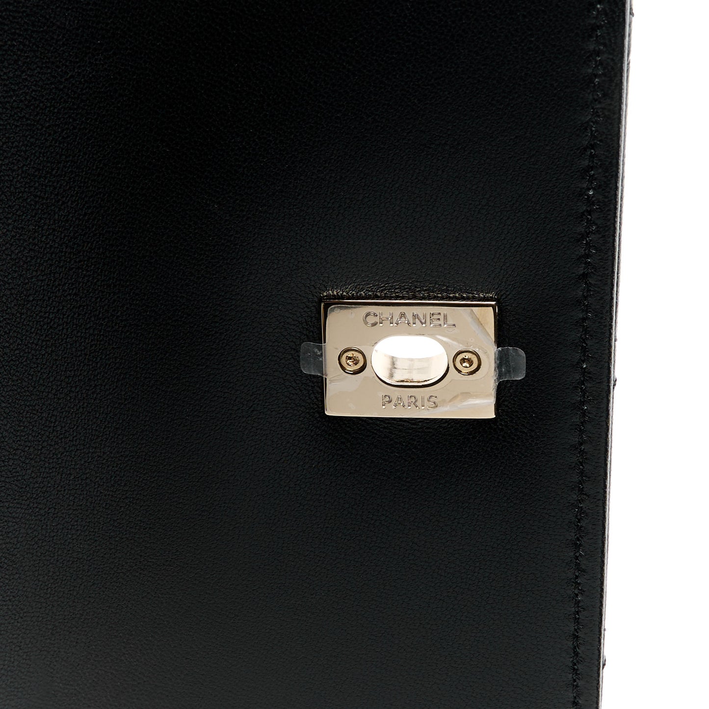 Lambskin Quilted Small Trendy CC Dual Handle Flap Bag Black