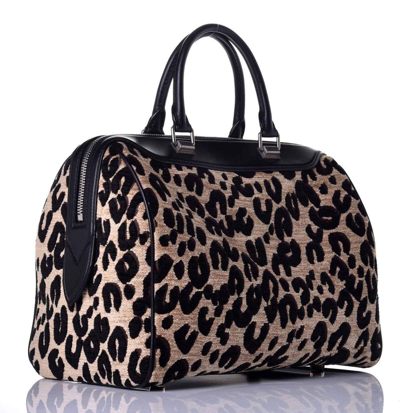 Jacquard Velvet Leopard Print Stephen Sprouse Speedy
