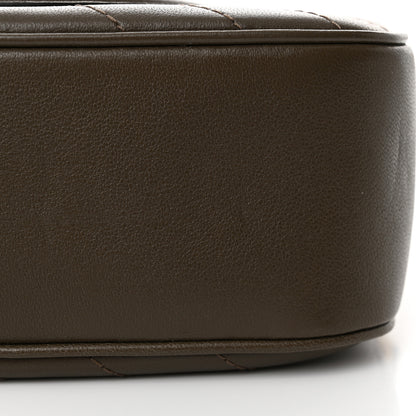 Gucci Sakai Be Green Calfskin Diagonal Stitched Small Blondie Shoulder Bag Craclet Brown 11 of 11