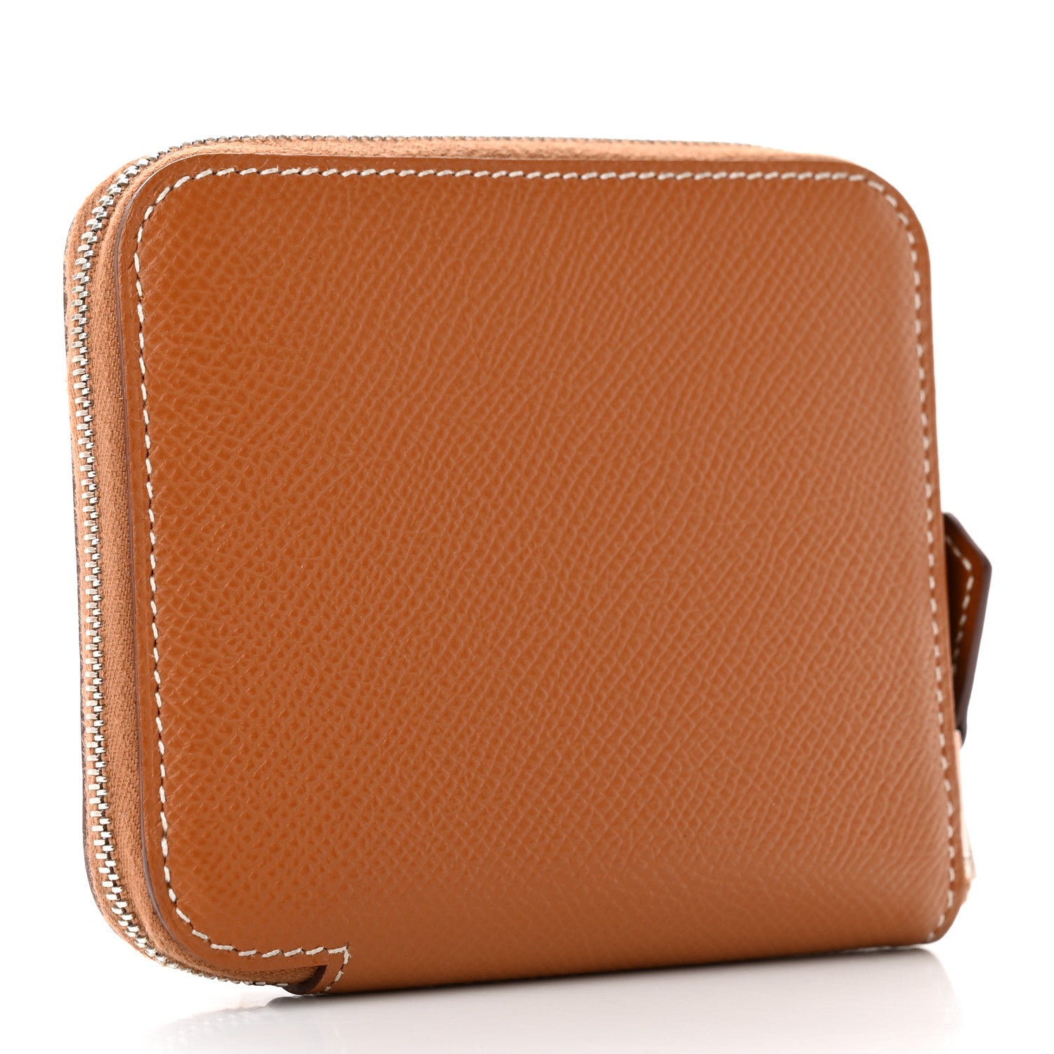 Hermes Epsom Silk'in Compact Wallet Gold 3 of 10
