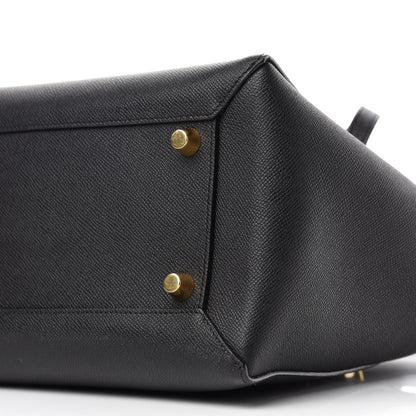 Celine Grained Calfskin Mini Belt Bag Black 7 of 10