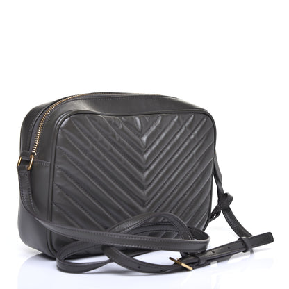 Saint Laurent Calfskin Matelasse Monogram Lou Camera Bag Military Olive 3 of 10