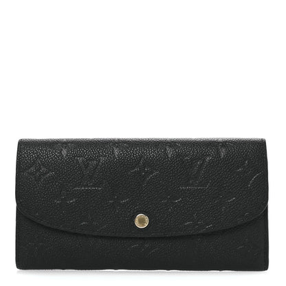 Louis Vuitton Empreinte Emilie Wallet Black Dune 1 of 9