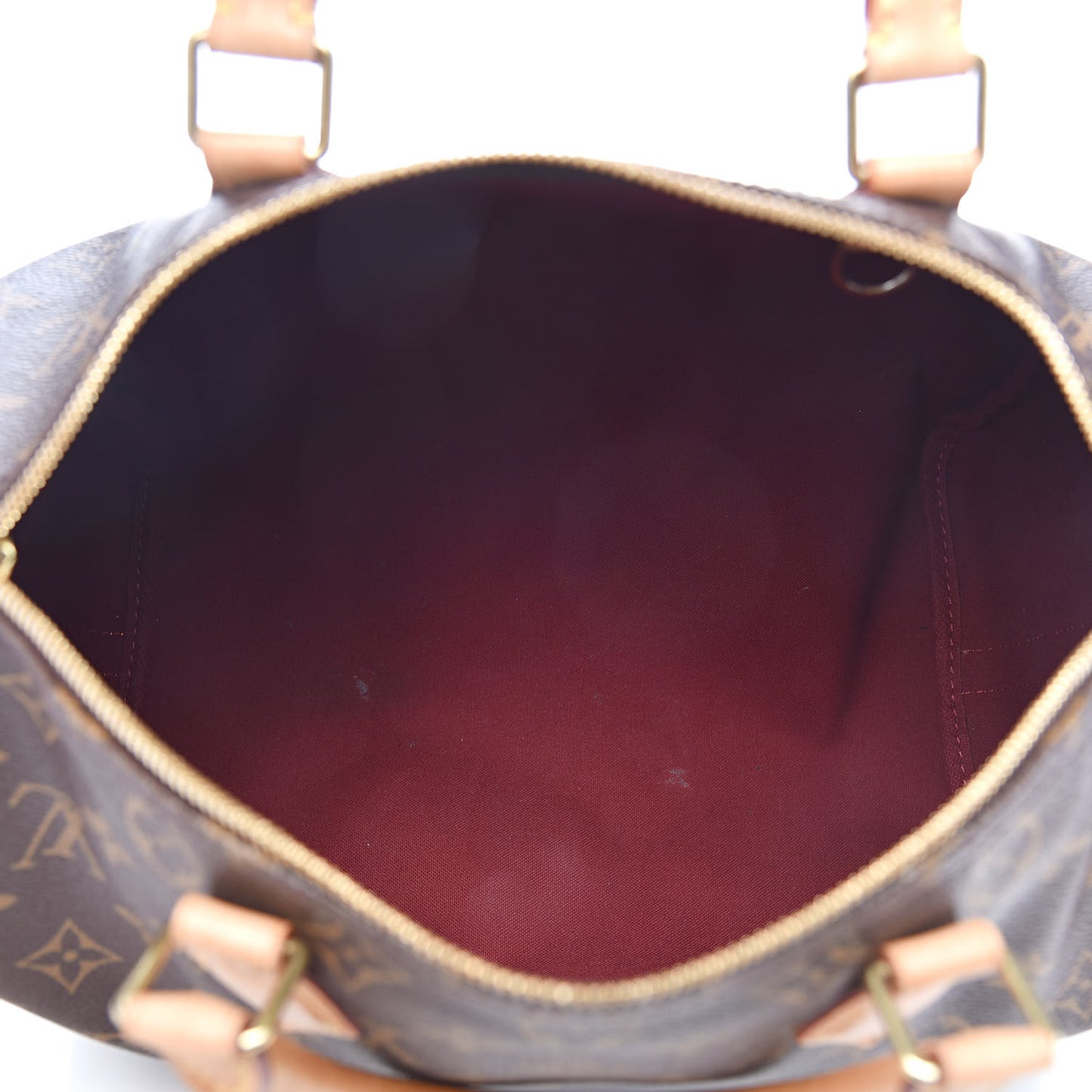 Monogram My LV Heritage Speedy Bandouliere 30 Bordeaux Black