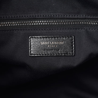 Saint Laurent Vintage Lambskin Chevron Monogram Medium Nolita Black 7 of 11