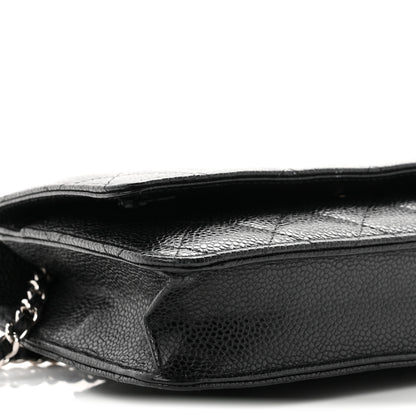 Chanel Caviar Quilted Wallet on Chain WOC Black 9 of 11