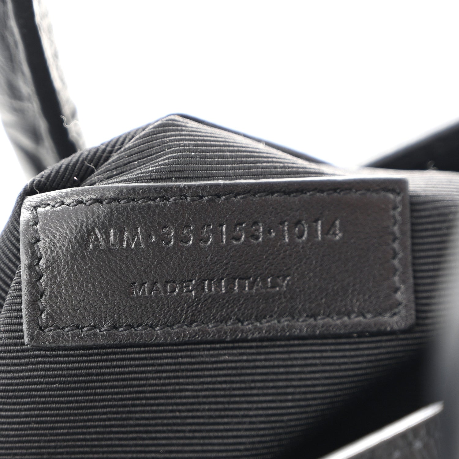 Saint Laurent Calfskin Crocodile Embossed Small Sac de Jour Black 8 of 14