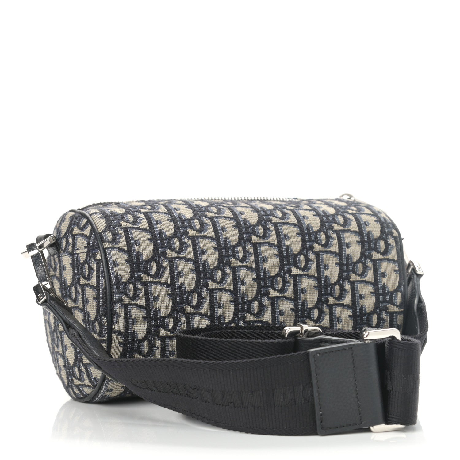 Christian Dior Oblique Roller Messenger Bag Blue 3 of 11