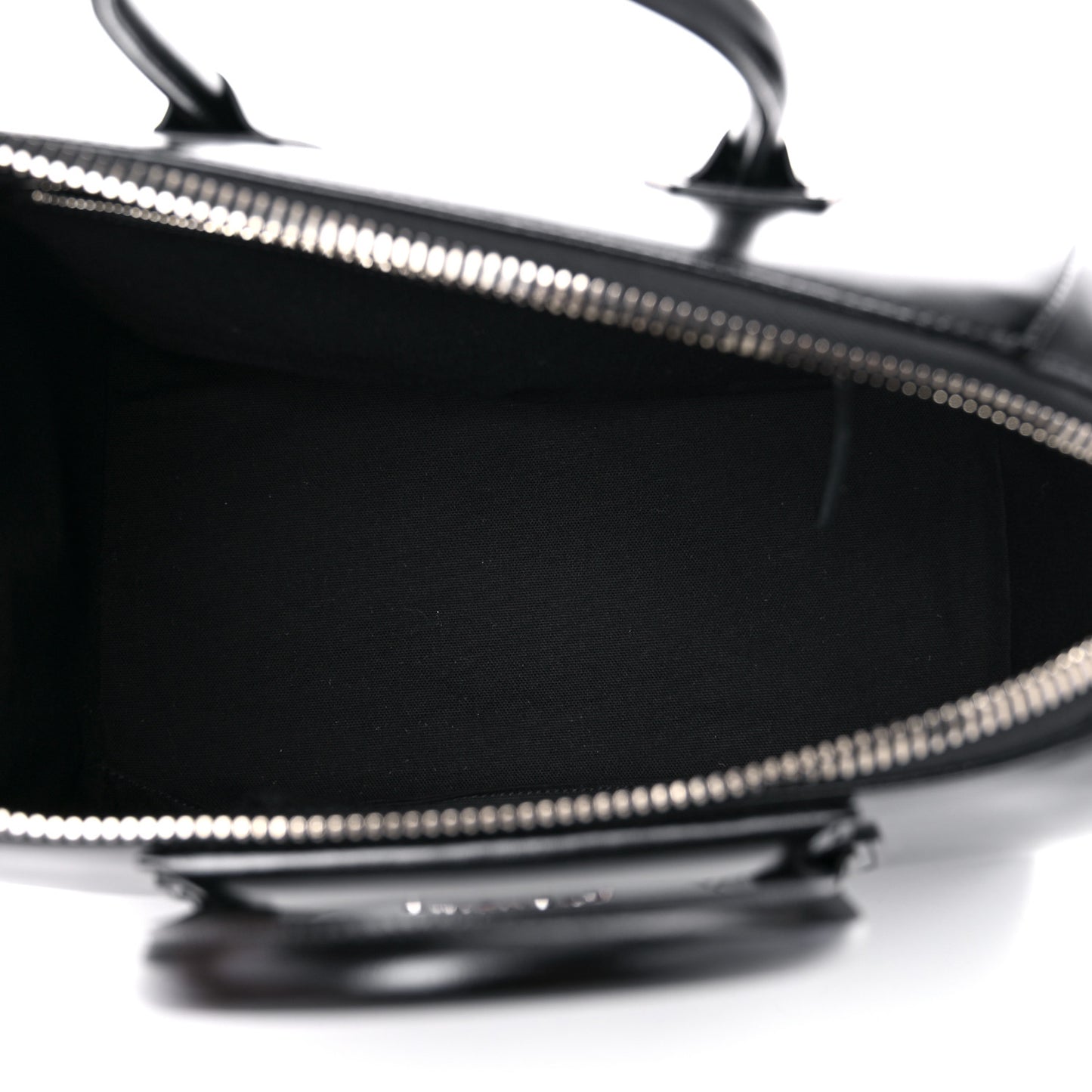 Shiny Lord Calfskin Medium Antigona Black