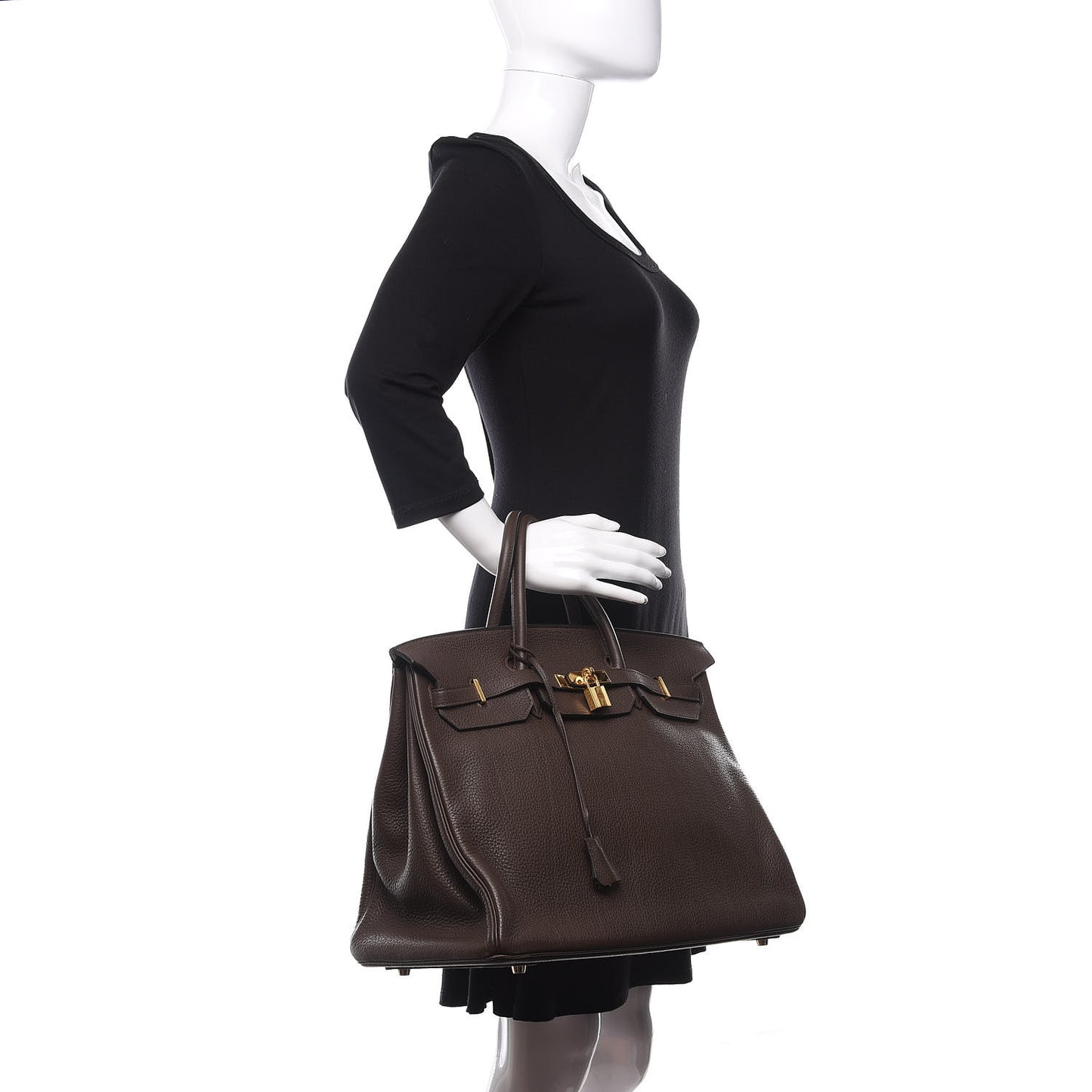 Togo Birkin 40 Chocolate