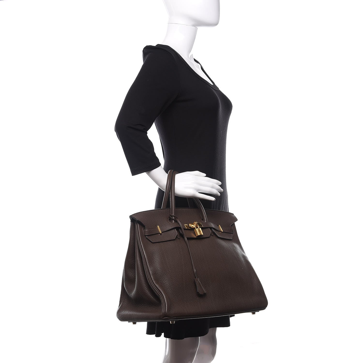 Hermes Togo Birkin 40 Chocolate 2 of 33