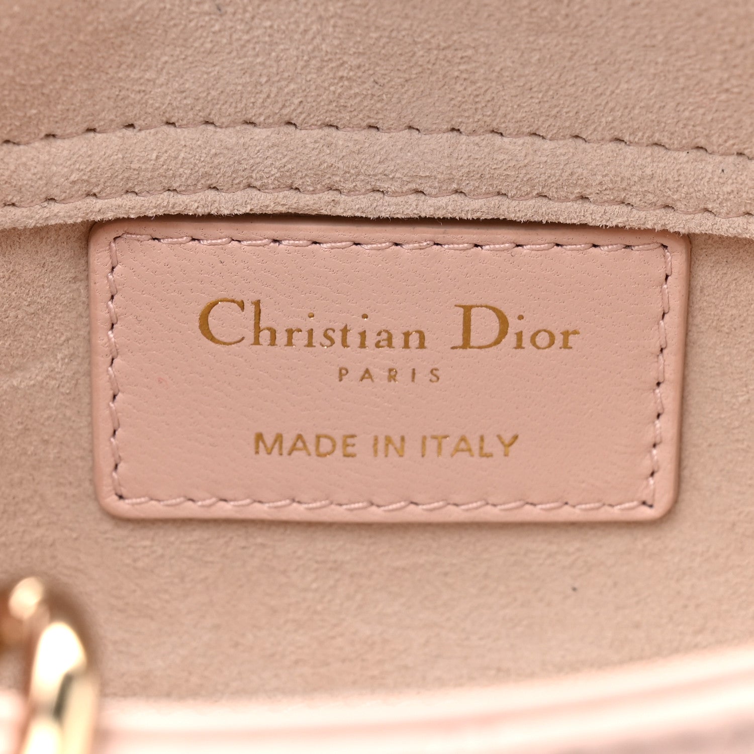 Christian Dior Lambskin Cannage Micro Lady D-Joy Powder Pink 6 of 13