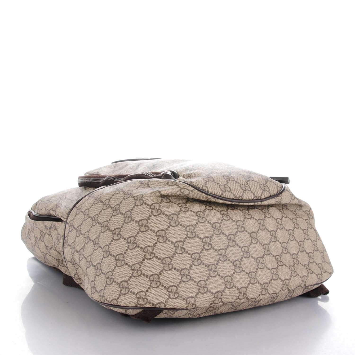 Gucci GG Plus Monogram Medium Interlocking G Travel Backpack Brown 4 of 7