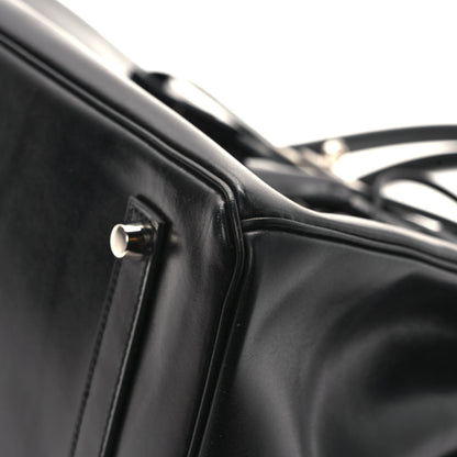 Hermes Box Guilloche Birkin 35 Black 10 of 12
