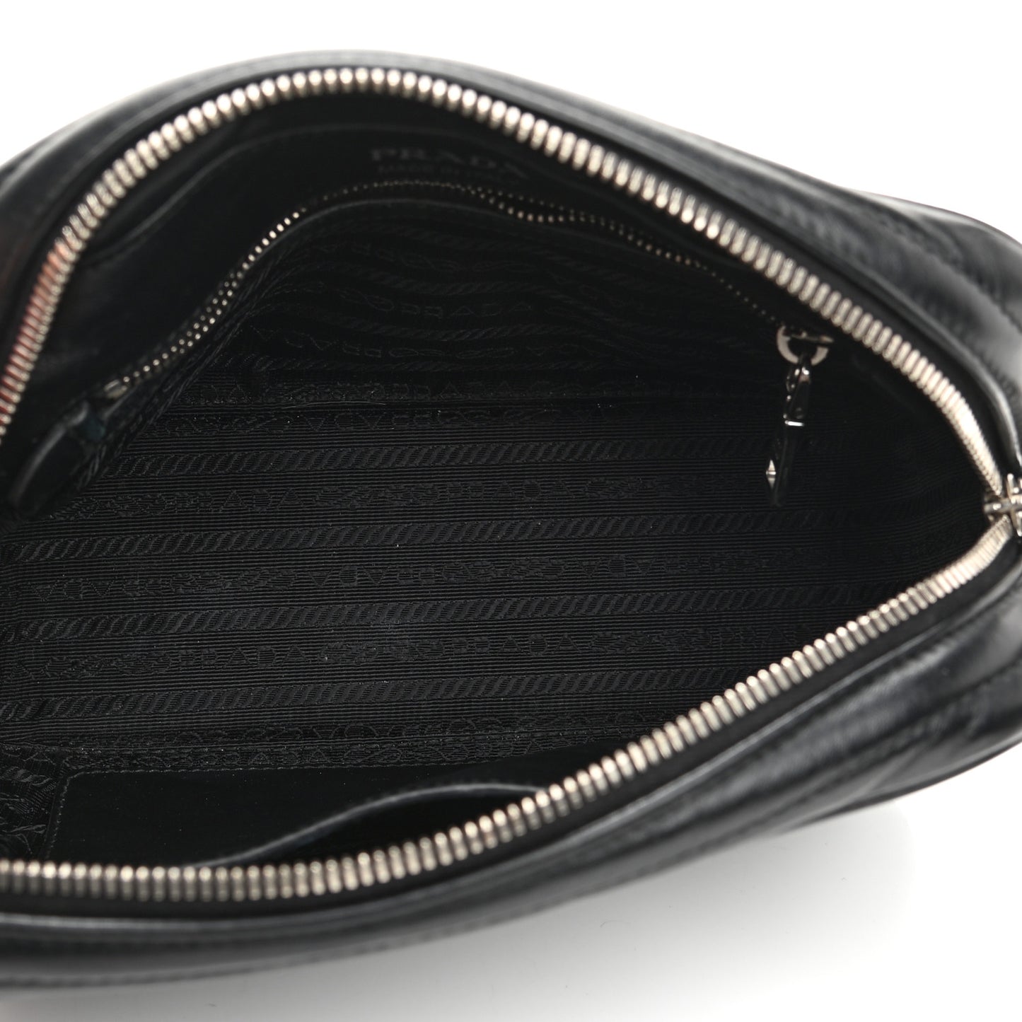 Soft Calfskin Diagramme Camera Bag Black