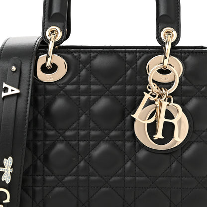 Christian Dior Lambskin Cannage Small My ABCDior Lady Dior Black 8 of 11