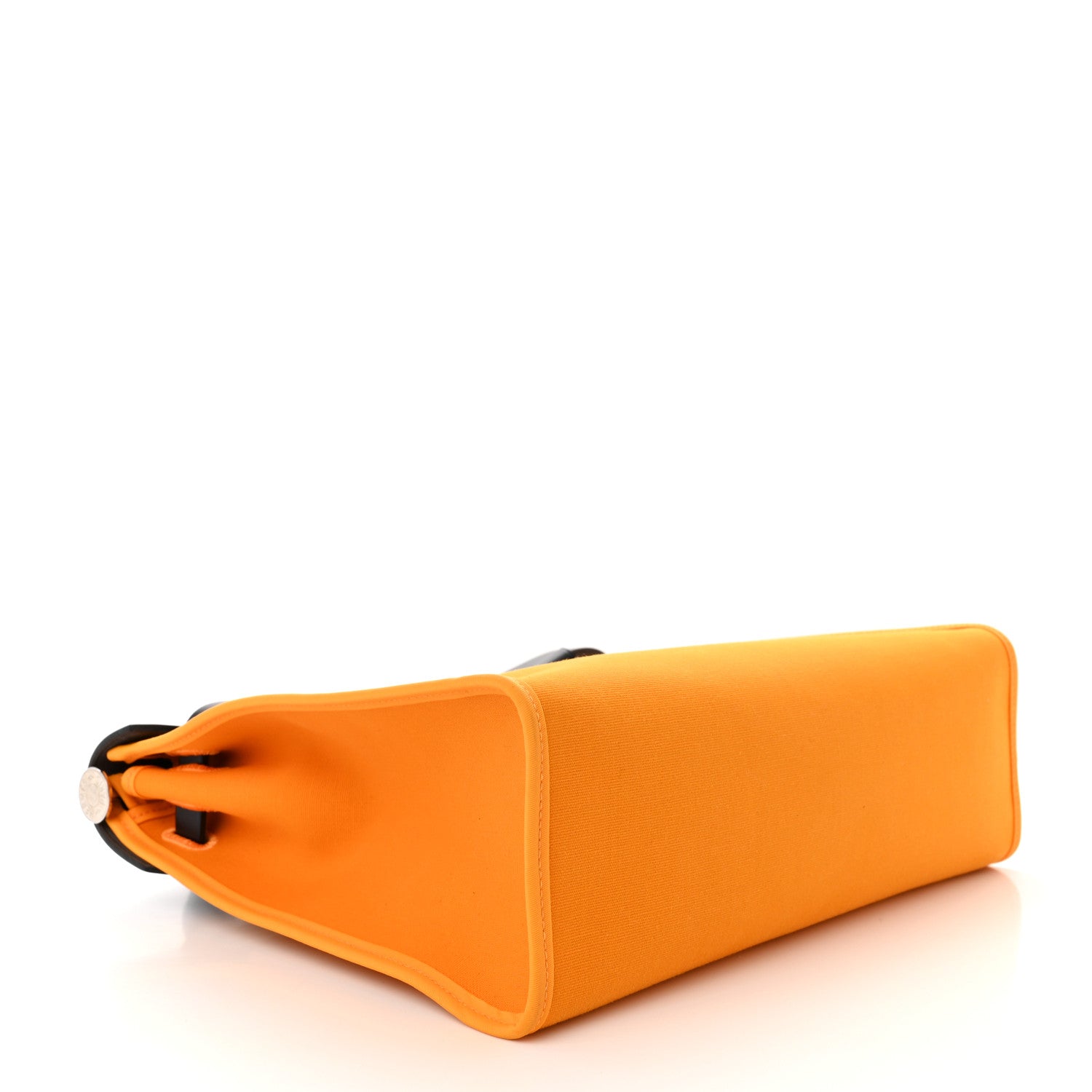 Hermes Vache Hunter Toile Herbag Zip 31 PM Jaune D'Or Bleu Izmir 5 of 15