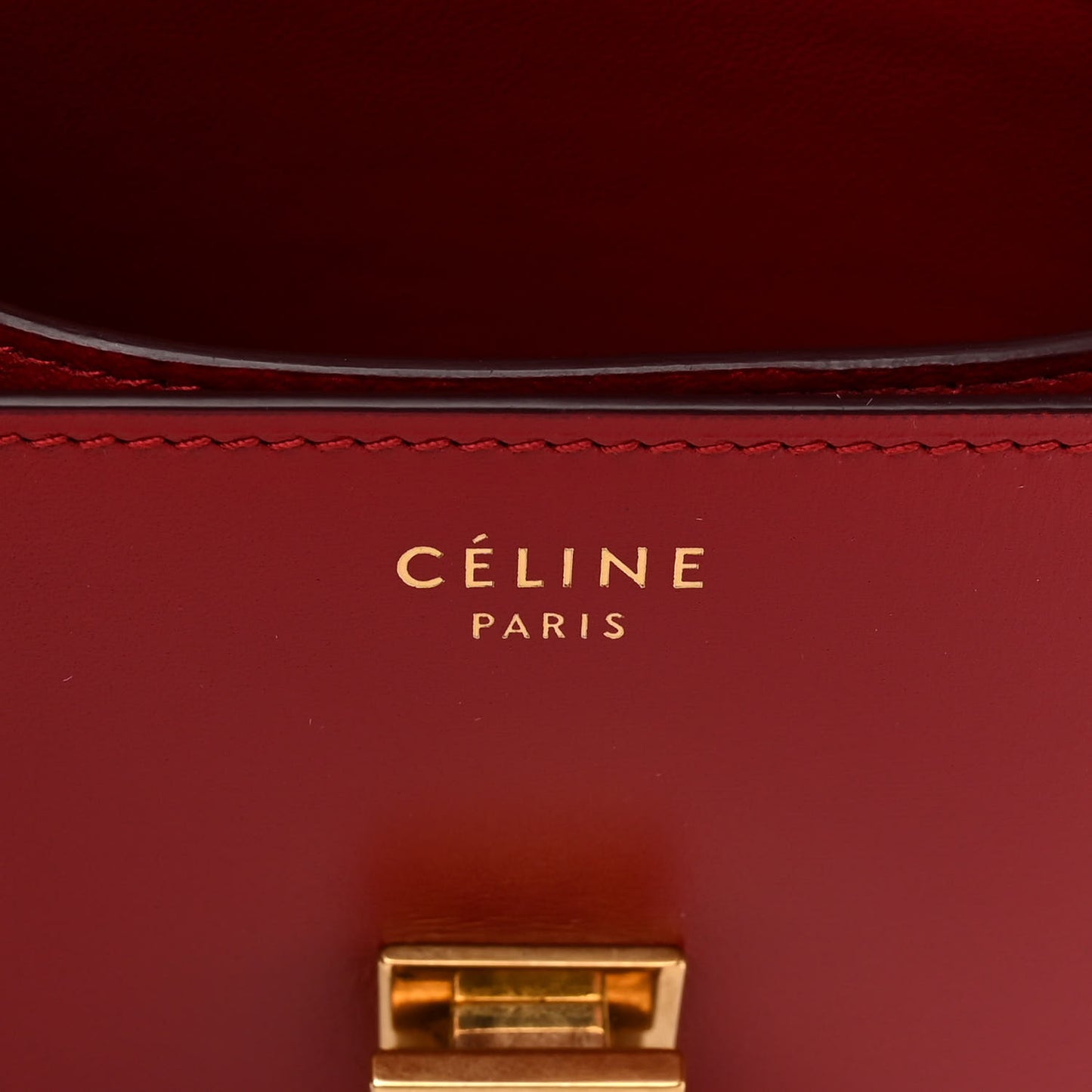 Box Calfskin Small Classic Box Flap Bag Red