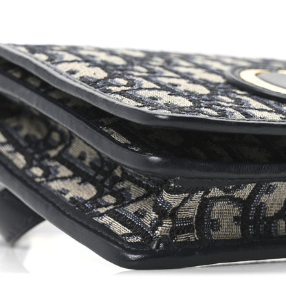 Christian Dior Oblique 30 Montaigne 2-In-1 Pouch Blue 8 of 9