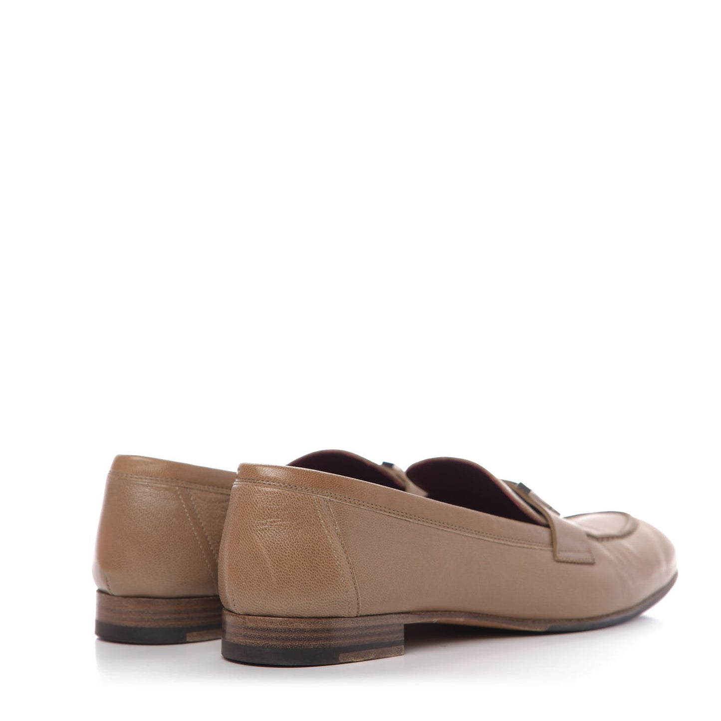 Goatskin Womens Paris Loafers 38 Etoupe