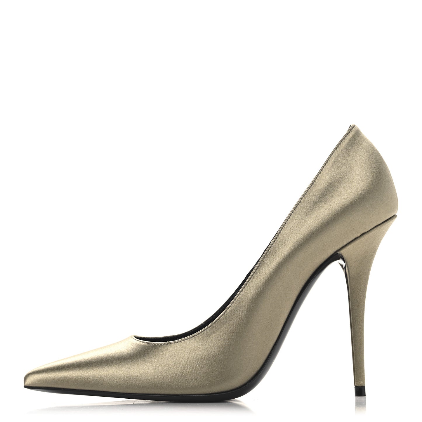 Crepe Satin Instinct 110 Pumps  37.5 Beige