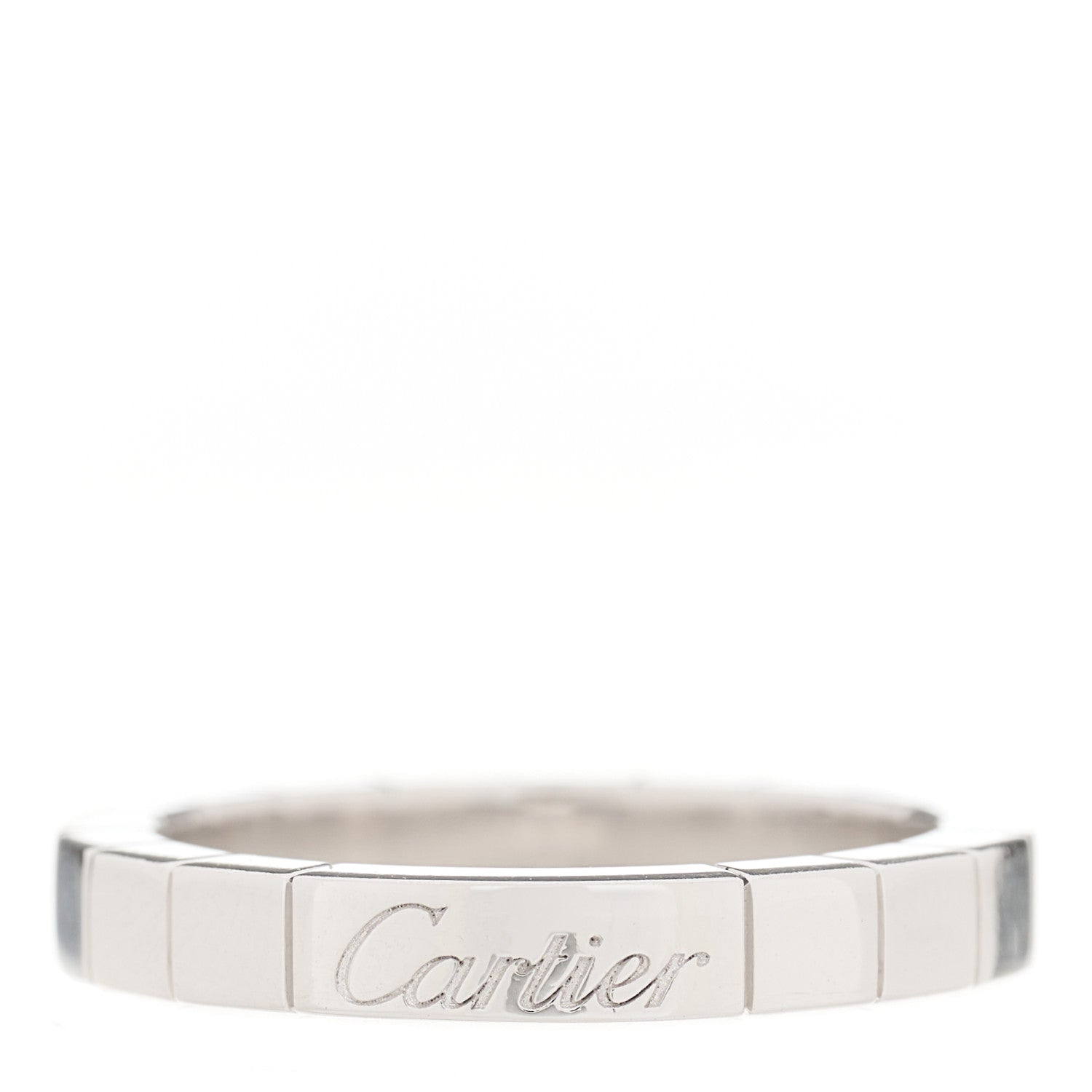 Cartier 18K White Gold Lanieres Ring 51 5.75 2 of 5