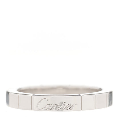 Cartier 18K White Gold Lanieres Ring 51 5.75 2 of 5