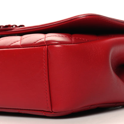 Chanel Calfskin Quilted Medium CC Filigree Flap Red 10 of 11