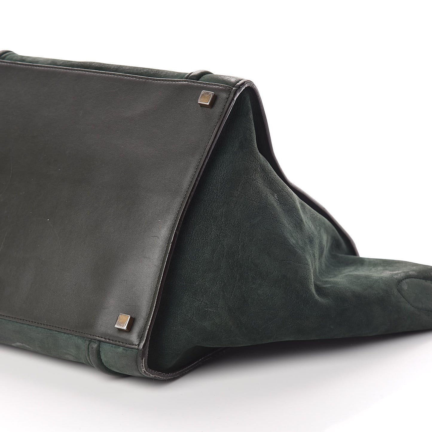 Suede Small Phantom Luggage Olive