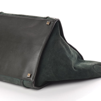 Celine Suede Small Phantom Luggage Olive 11 of 13