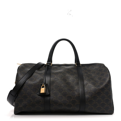 Celine Triomphe Canvas Medium Voyage Duffle Black 1 of 8