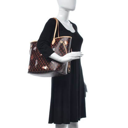 Louis Vuitton Catogram Neverfull MM Marron 2 of 11