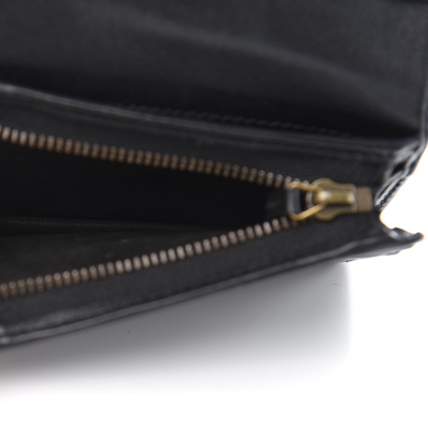 Calfskin Matelasse GG Marmont Card Case Wallet Black
