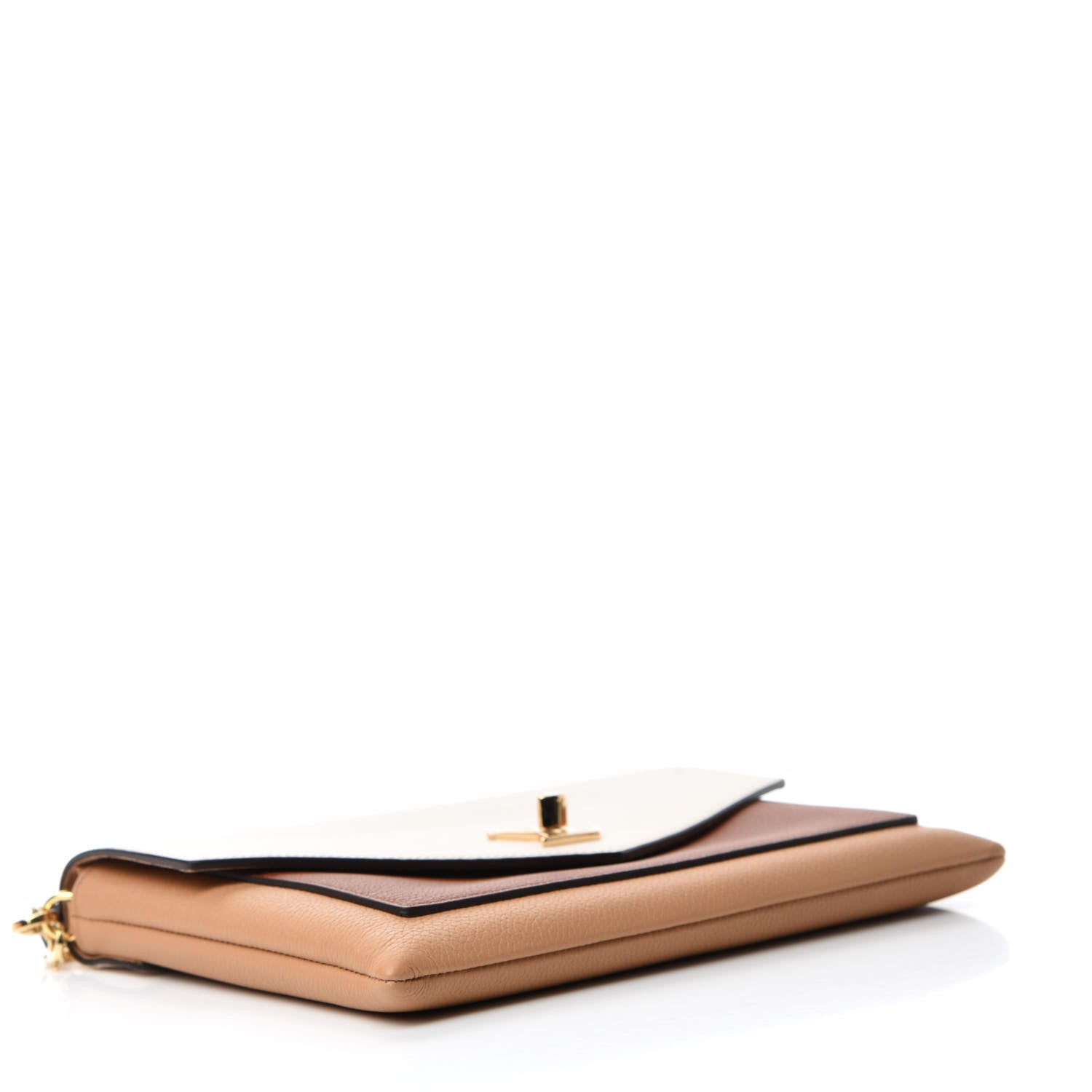 Louis Vuitton Soft Calfskin My Lockme Pochette Arizona Quartz Caramel 4 of 11